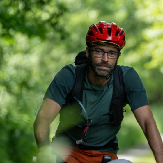A rider at the 2026 Transylvania Trail